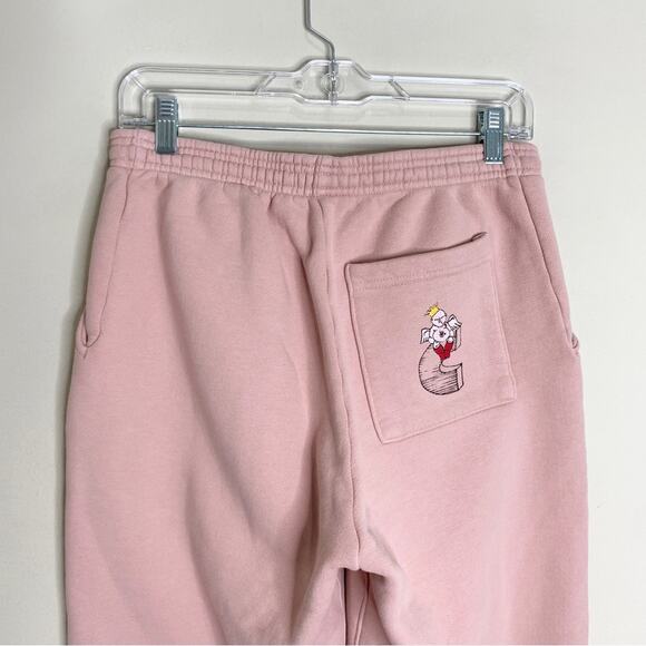 Cherry LA Valentine’s Day Sweatpants (Sz M) Limited Edition Fleece Blush Pink - Picture 10 of 15